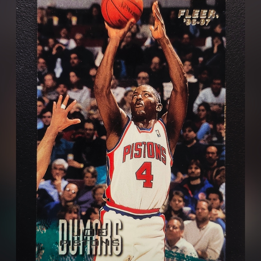 96-97 Fleer 30 Joe Dumars